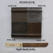 Vzorka zavoskovanej kriedovej farby Annie Sloan honfleur.