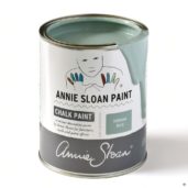 Balenie kriedovová farba Annie Sloan svenska blue.